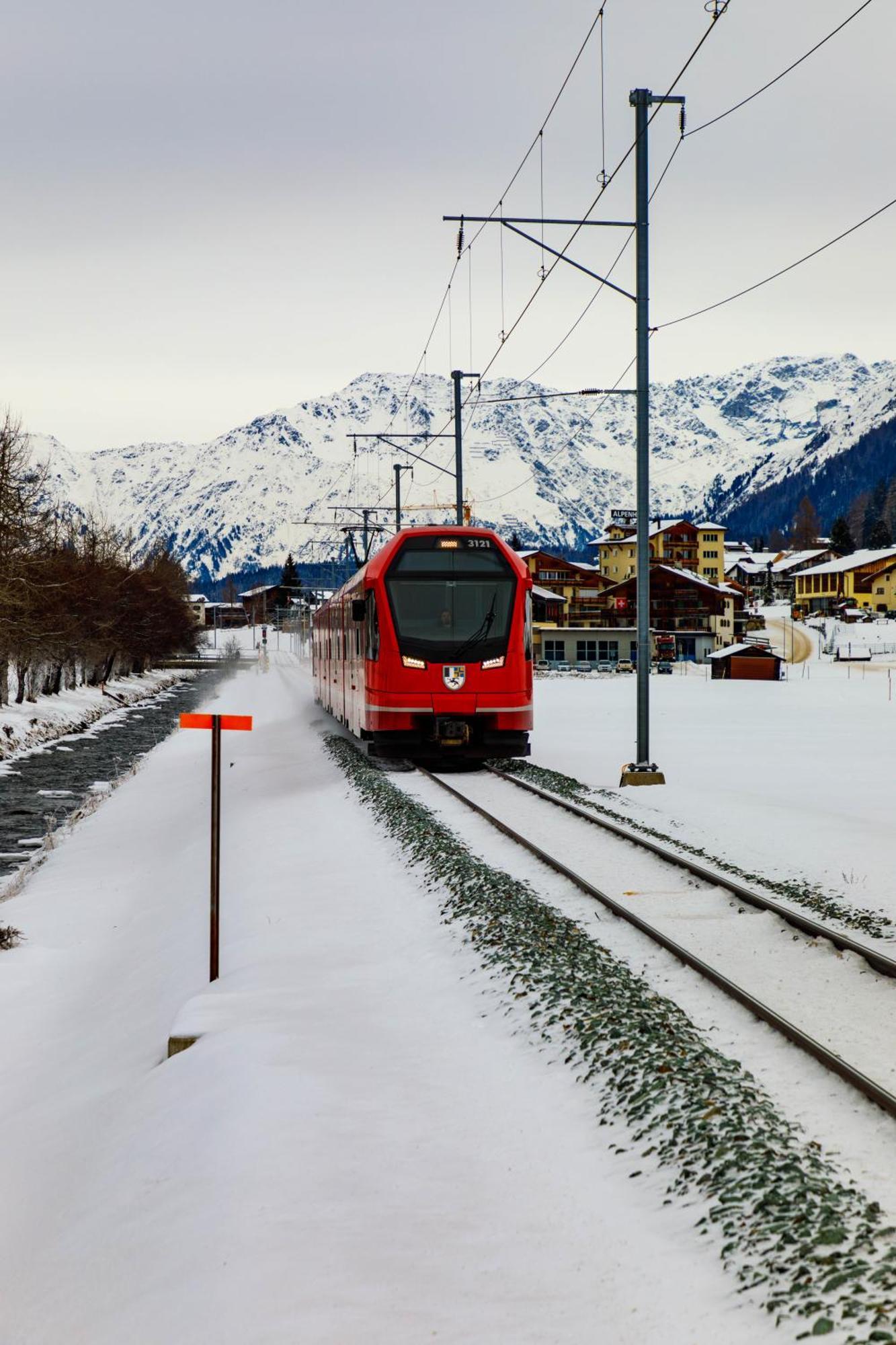 Villa Zentrum Haus Davos Esterno foto